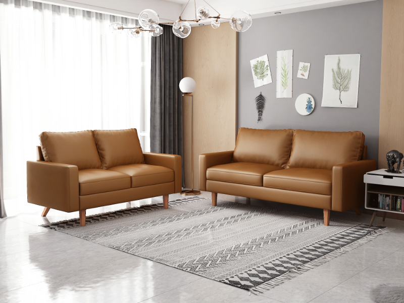 Picture of MAC Leather 3+2 Sofa Range (Brown) - 3+2 Set