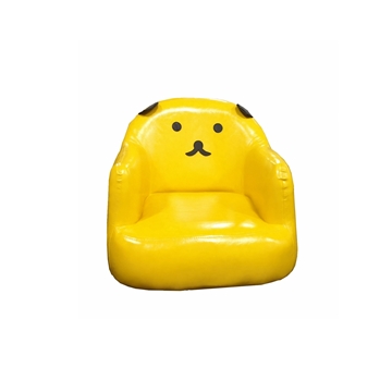 Picture of PAW KIDS STOOL *PU LEATHER IN YELLOW