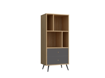Picture of RIO Bookcase Large (Light/Dark Walnut)
