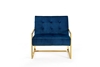 Picture of THEO LOUNGE CHAIR * BLUE VELET