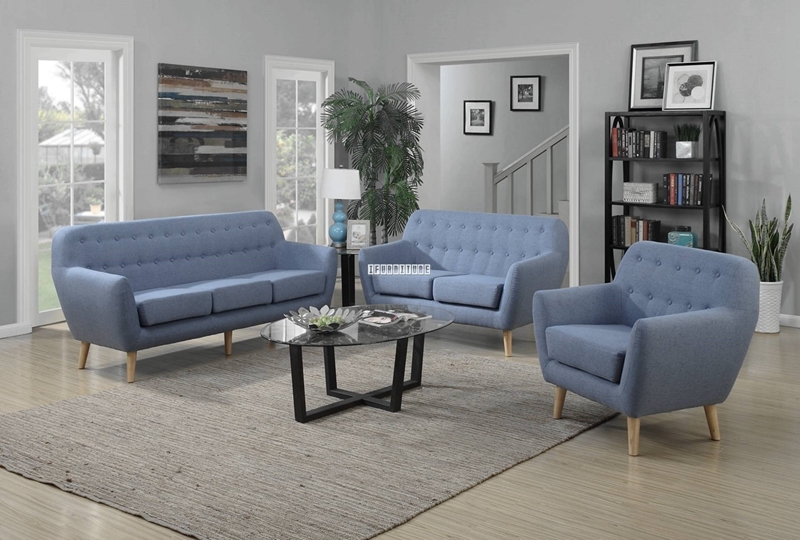 Cilla 1 2 3 Sofa Range Blue Ifurniture, Traditional Living Room Furniture Edmonton