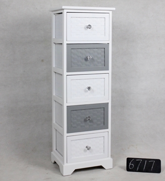 Picture of LEESA Wooden chest with 5 drawers