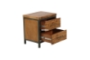 Picture of KANSAS 2-Darwer Acacia Wood Bedside Table (Walnut)