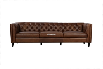 Picture of FAENZA 4 SEAT SOFA IN 100% TOP VINTAGE LEATHER