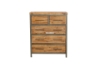 Picture of KANSAS 5-Drawer Acacia Wood Chest