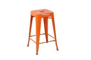 Picture of TOLIX Replica Bar Stool - (Orange) - 29.9"/74cm