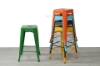 Picture of TOLIX Replica Bar Stool - (Blue) - 29.9"/74cm