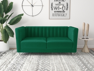 Picture of MISHTI Velvet Sofa Range (Green) - 3 Seaters (Sofa)