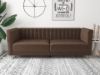 Picture of MISHTI Velvet Sofa Range (Brown) - 2 Seater (Loveseat)