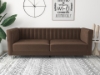 Picture of MISHTI Velvet Sofa Range (Brown) - 1 Seater (Armchair)