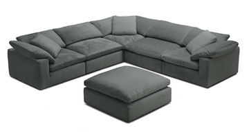 Picture of FEATHERSTONE MODULAR SOFA RANGE *FEATHER FILLED * ANTI WATER, ANTI OIL & ANTI DUST FABRIC