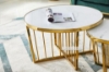 Picture of MONTROSE Marble Top Coffee/Side Table (Golden Frame)