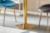 Picture of SYNE Marble Top D31.5" Round Dining Table (Gold)