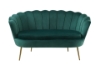 Picture of EVELYN Curved Flared Loveseat (Multicolor)