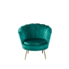 Picture of EVELYN Curved Flared Armchair - Light Blue