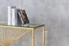 Picture of AUGUSTA Rectangle Clear Glass Hall/Console Table (Gold)