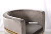 Picture of Seral lounge chair* GREY velvet
