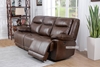 Picture of KANSAS Electric Power Reclining 1+2+3 Sofa Range *Leather Gel - 2 Seater With Console (Loveseat)