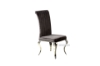 Picture of AITKEN Stainless Frame  Velvet Dining Chair *2 COLORS