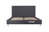 Picture of MADRID Fabric Bed Frame in King Size (Dark Grey)