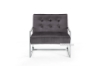 Picture of LANTEL Silver Stainless Velvet Lounge Chair (Gray)