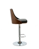 Picture of ELLA BAR STOOL *BLACK LEATHER