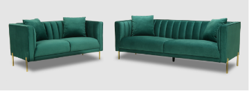 Picture of FALCON Velvet Sofa Range (Green)