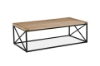 Picture of CORSICA OAK COFFEE TABLE *NATURAL WASH AND BLACK