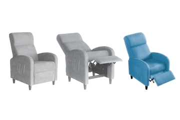 Picture of HOWE Manual Pushback Recliner Chair in three colors
