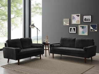 Picture of FAVERSHAM 3+2 Sofa Range (Charcoal) - 3+2 Set