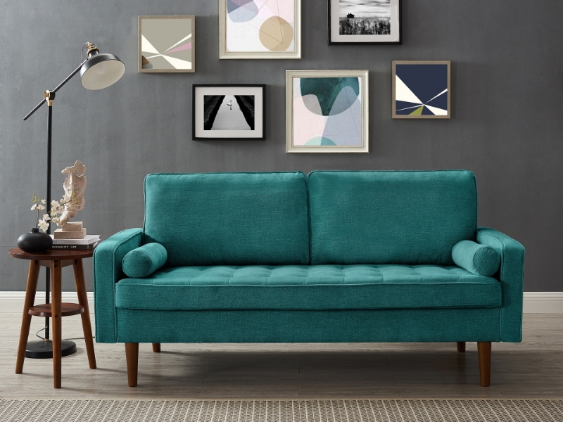 Picture of FAVERSHAM Sofa Range (Cyan) - 3 Seaters (Sofa)