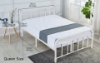 Picture of FLEMINGTON STEEL BED FRAME IN DOUBLE/QUEEN SIZE *WHITE