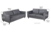 Picture of LEXI 3+2 Sofa Range - 2 Seater (Loveseat)