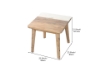 Picture of LEAMAN Acacia Wood Side Table