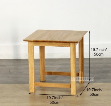 Picture of NEWLAND Solid Oak Large Lamp Table/ Side Table