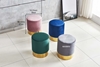 Picture of VERSA SMALL OTTOMAN *PINK/GREY/GREEN