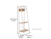 Picture of CITY Angled Storage Rack in 2 Sizes (White) - (31.5"x69.3"x13.8")