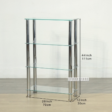 Picture of STUDIO Glass 4 Tier Rack *Clear Glass