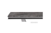 Picture of NUCCIO 71" Marble Top Stainless Steel Dining Table (Dark Gray)