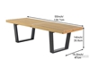 Picture of GEOGIA platform Coffee Table in 2 Sizes - 60"