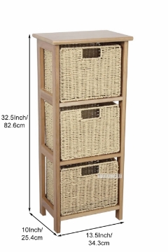 Picture of HONY Cabinet with 2/3 Paper Rope Basket