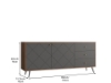 Picture of RIO Sideboard Medium-Light - Dark color