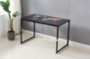 Picture of WORLD 43.5" Glass Writing Desk (Black)