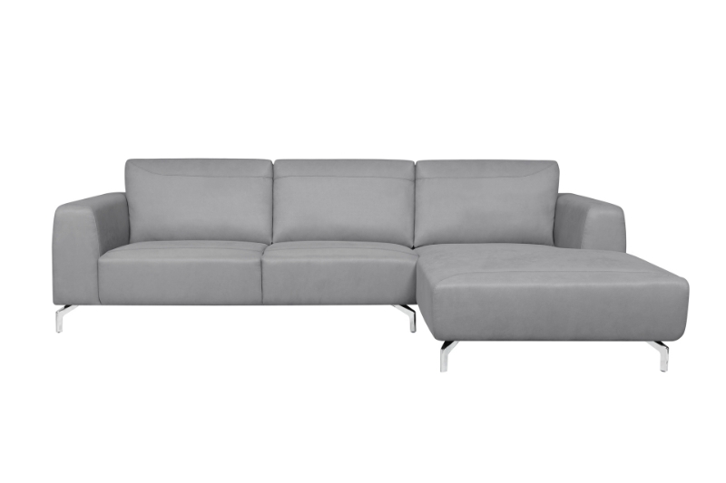 Picture of LINCOLN Fabric Sectional Sofa (Light Grey) - Right