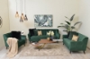 Picture of EVA 3+2+1 Velvet Sofa Range (Green) - 3 Seaters (Sofa)