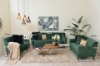 Picture of EVA 3+2+1 Velvet Sofa Range (Green) - 3 Seaters (Sofa)