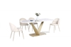 Picture of LANCER 7PC 180 CERAMIC MARBLE DINING SET