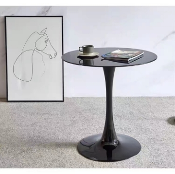 Picture of TULIP  31.5"/39.4" Round Dining Table (Black)