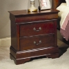Picture of LOUIS PHILIPPE 2-Drawer Nightstand (Cherry)