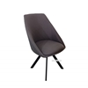 Picture of BRUNO Technical Fabric Swivel Dining Chair (Dark Grey)